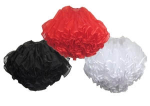 50s 60s Retr Skirt Dancing Rock Rockabilly Petticoat Skirt TUTU Petticoat Ball Gown Underskirt Swing Short Skirt White Black Red