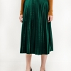 16 Chic Vintage Woman highwaist Pleated Velvet skirt Slim Maxi skirt Autumn Winter Velvet Skirt Fashion Long Warm Skirts