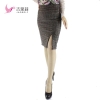 Jaderic spring autumn 18 new women skirt high waist work slim pencil skirt open fork sexy office lady skirts female S-4XL
