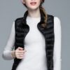 Stay Cozy and Stylish – Ultra-Light Duck Down Sleeveless Vest for Women