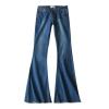 Women Flare Jeans Stretch High Waist Lifting Buttocks Wide Leg Denim
