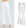 Spring European American embroidery Fashion Women Flares Jeans Plus Size Stretch Button Beaded Jeans Casual Denim Pants Trousers