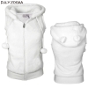 Women Winter Warm Vests Coat Soft Fleece Hooded Outwear Female Fashion Casual Thicken Vest Jacket Solid Women Fur Vest Coat