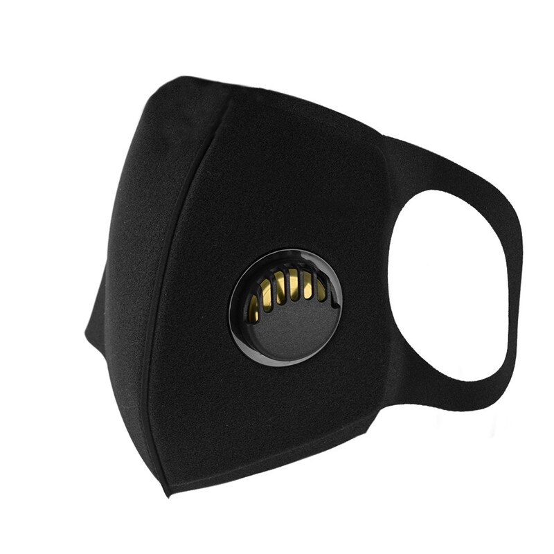 In Stock Reusable Mouth Mask Face Mask Washable Dust Proof Black Face Mask Breathable Super Soft Fashion Design Anti Dust Mask 3 Masks Washable Mud Proof Black Face Masks Breathable