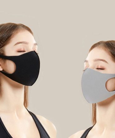 3Pcs/Set Unisex Elastic and three-dimensional 3D design Mouth Mask Dustproof Washable Face Cover Mouth-muffle Earloop