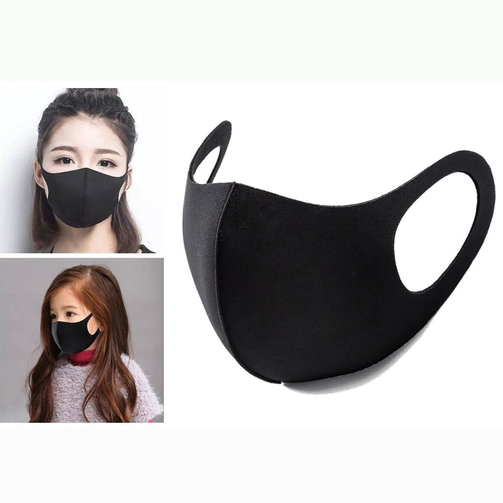 Cotton Face Masks Anti Pollution PM2.5 Anti-dust Masks Breathable Unisex for Children Kids Adults Mouth Cover Washable Reusable