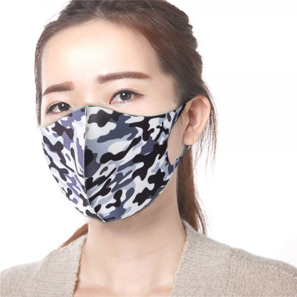 3Pcs Washable Reusable Anti-dust Mouth Face Masks Camouflage Sponge Mask Anti Cold Mask Humanized Design 3Pcs Washable Reusable Anti-dust Mouth Face Masks Camouflage Sponge Mask Anti Cold Mask Humanized Design