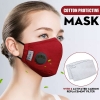 Respirator Masks Washable Reusable Cotton Face Masks With Respiration