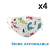4pcs Reusable Cotton Face Masks Washable Dustproof Mouth Masks