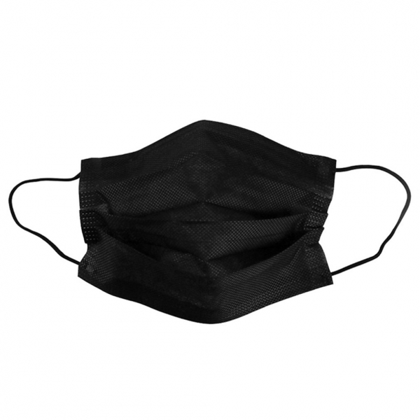 50pcs/100pcs Disposable Face Mouth Mask High efficiency filtration adjustable 3D fitting design Light and breathable black 50pcs/100pcs Disposable Face Mouth Mask High efficiency filtration adjustable 3D fitting design Light and breathable black