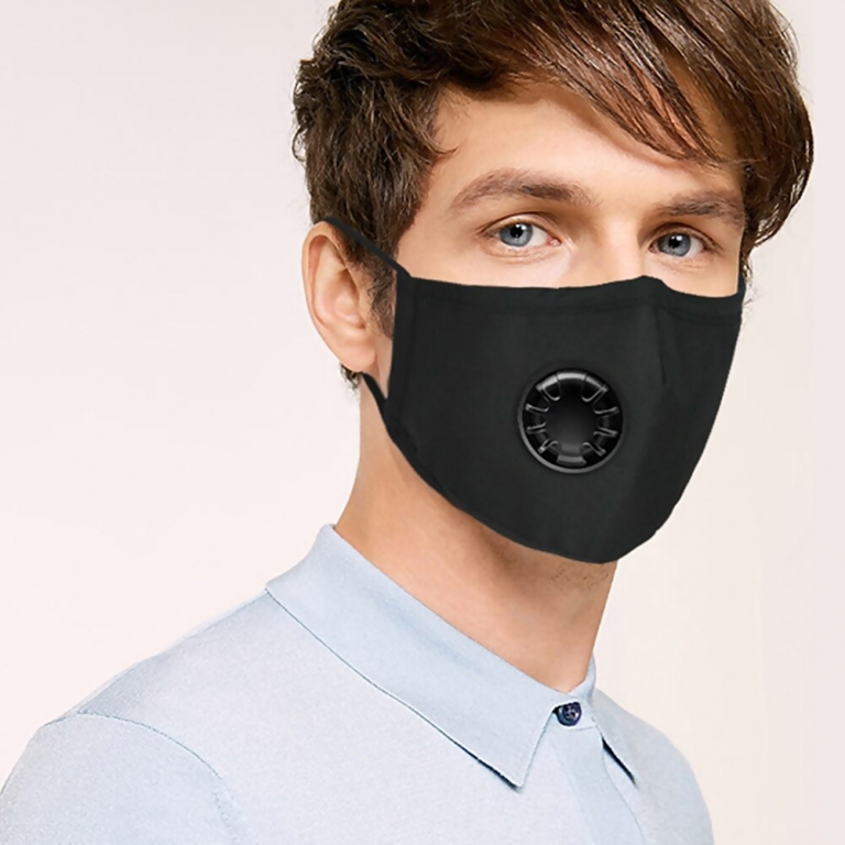 Unisex Face Reuseable Anti Dust Mask Cycling Washable Anti-Fog Mask With 6 Pcs Filter Ergonomic Design Travel Mouth Mask #40