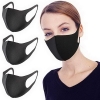 Black Anti dust Mouth Mask Unisex Soft Cotton Face Mask Muffle Mask Anime Mask for Cycling Camping Travel