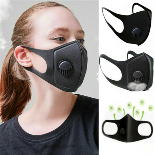 Breathable Mascherine Reusable Anti Air pollution Anti-fog Anti-Mud Face