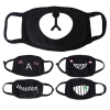 Mouth Face Masks Unisex Korean Fashion Kpop Bear Black Biking
