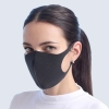 Cotton Face Mask breathable Stretchable Ear Loops Protection Dustproof Washable and Reusable Black Durable And Wear-resistant