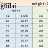 Girls's Overalls Excessive Waist Ripped Denims Lady Jumpsuits