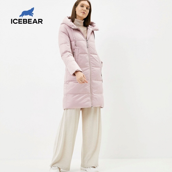 icebear 2020 new winter women's jacket ladies fashion coat high quality women's coat brand clothing GWD20309I 1 Icebear Women’s Trendy Winter Jacket – High-Quality Warmth with Hooded Design