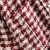 Lady jacket houndstooth outsized tweed jacket lengthy