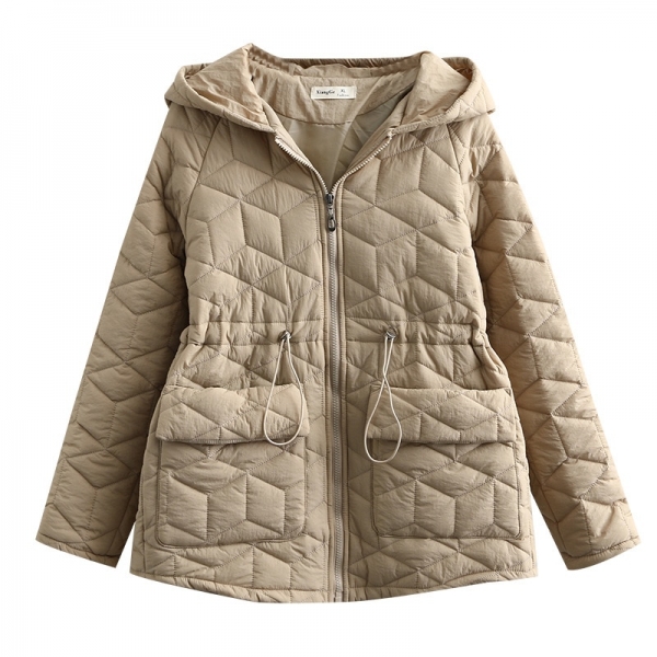 2020 New Winter Coats For Woman Plus Size Hooded Drawstring Waist Casual Parka Jacket Women Women's Jacket 1 New Winter Coats For Women - Stay Warm in Style with BISENMADE's Hooded Parka Jacket