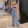 Girl Overalls Denims Jumpsuit Autumn Trend Blue Rompers