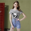 New scorching sale girls's spring summer season informal straight denim