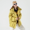 Toyouth Fashion Big Pockets Long Women Down Jacket