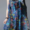 Casual Style with Xnxee's Ladies Denim Overalls - Floral Print, Classic Charm, and Plus Size Comfort