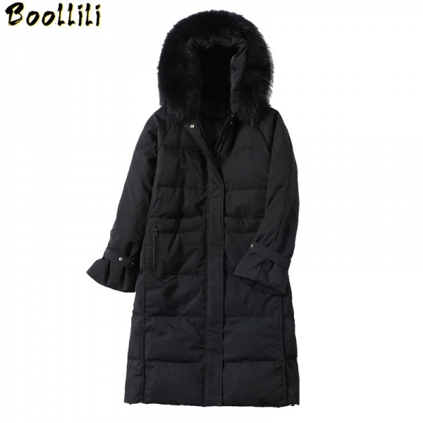 Boollili 2020 Women's Down Jacket Winter White Duck Down Coat Women Plus Size Warm Parka Korean Long Puffer Jackets 1 Boollili Women's Down Jacket Winter White Duck