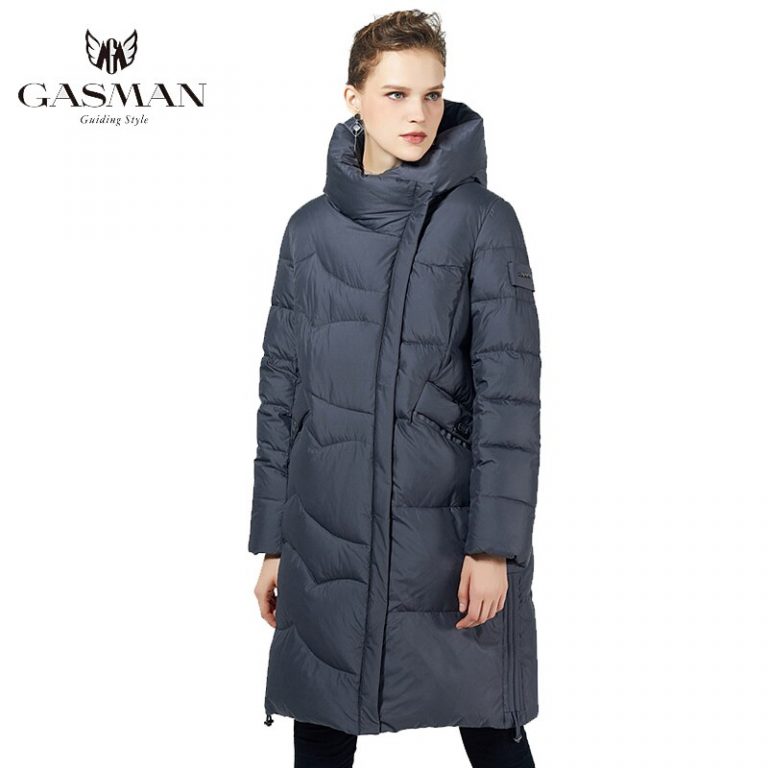 Black Lengthy Trend Parka Girls's Jacket Winter Hooded Coat