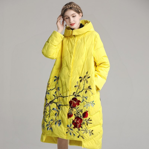 Winter White Duck Down Down Coat Chinese Winter White Duck Down Down Coat Chinese