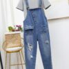 Jumpsuits Ladies Dishevelled Suspenders Overalls