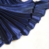 Qooth Winter Ladies Elegant Pleated Skirt Elastic Waist