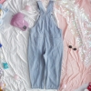 Kawaii Striped Denim Jumpsuit – Perfect for Casual Outings and Everyday Charm ?✨