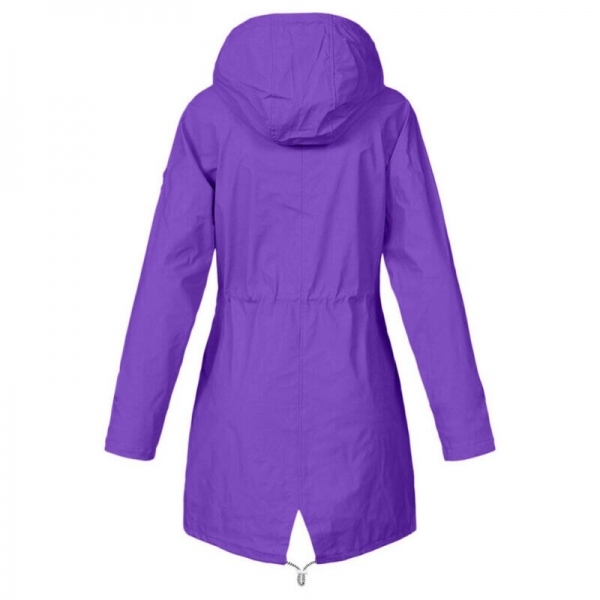 Women Jacket Coats Pure Color Waterproof Transition Jacket Outdoor Hiking Clothes Lady Lightweight Coat Streetwear Women Clothes 2 Urban Chic Waterproof Transition Jacket ??️