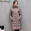 Model Lengthy Winter Down Jackets Girls Down Jacket