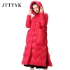 Lightweight down jacket New Winter duck Parka Womens