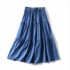 Summer in Style – Korean Style Women's Long Denim Skirts (M-7XL)
