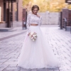 White Tulle Wedding ceremony Skirts elegant Excessive Waist