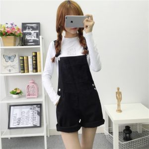 Denims Quick Unfastened cowboy overalls shorts