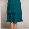 Lengthy Skirt Pink White Korean Fashion Skirts