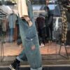 Jumpsuits Girls Straps Bib Huge Leg Denim Trousers Huge