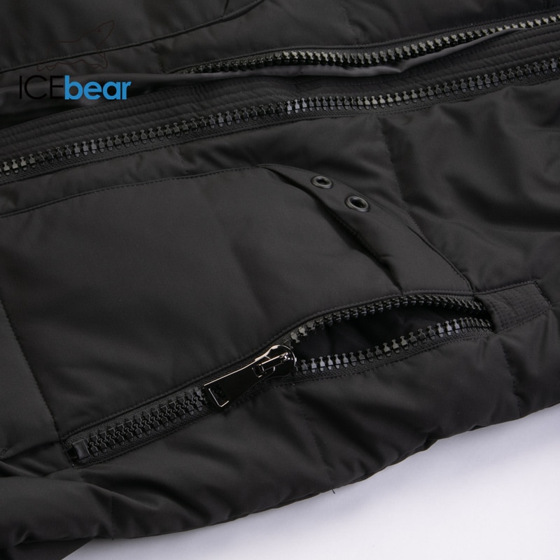 ICEbear 2019 new winter long women’s down jacket fashion warm ladies jacket hooded brand ladies clothing GN418275P 4