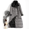 Ultra-Light Plus Size 5XL Women’s Down Jacket – Slim Fit, Double-Sided Plaid Spring Puffer Coat for Winter