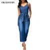 Denims Jumpsuits for Ladies Unfastened Denim Overalls