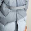 Ladies Down Jacket Informal Stable Unfastened Hooded Zipper