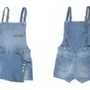 Ladies Denim zipper Type Jumpsuit Entrance Flap Pocket