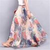 Maxi Skirts Girls Lengthy Skirt Chiffon Saia Seashore Excessive