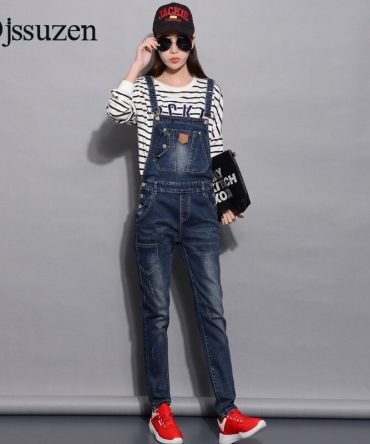 Denim Jumpsuits Girls Vogue Summer time Romper Lengthy