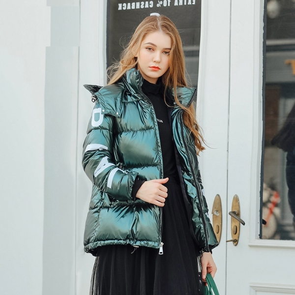 Women's Down Jacket Hood Down Coat Women Jacket Plus Size Parka Winter Puffer Jacket Coat Warm Oversize Lady Down Jackets 1 Hood Down Coat Girls Jacket Plus Dimension Parka Winter Puffer