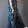 Casual Style with Xnxee's Ladies Denim Overalls - Floral Print, Classic Charm, and Plus Size Comfort